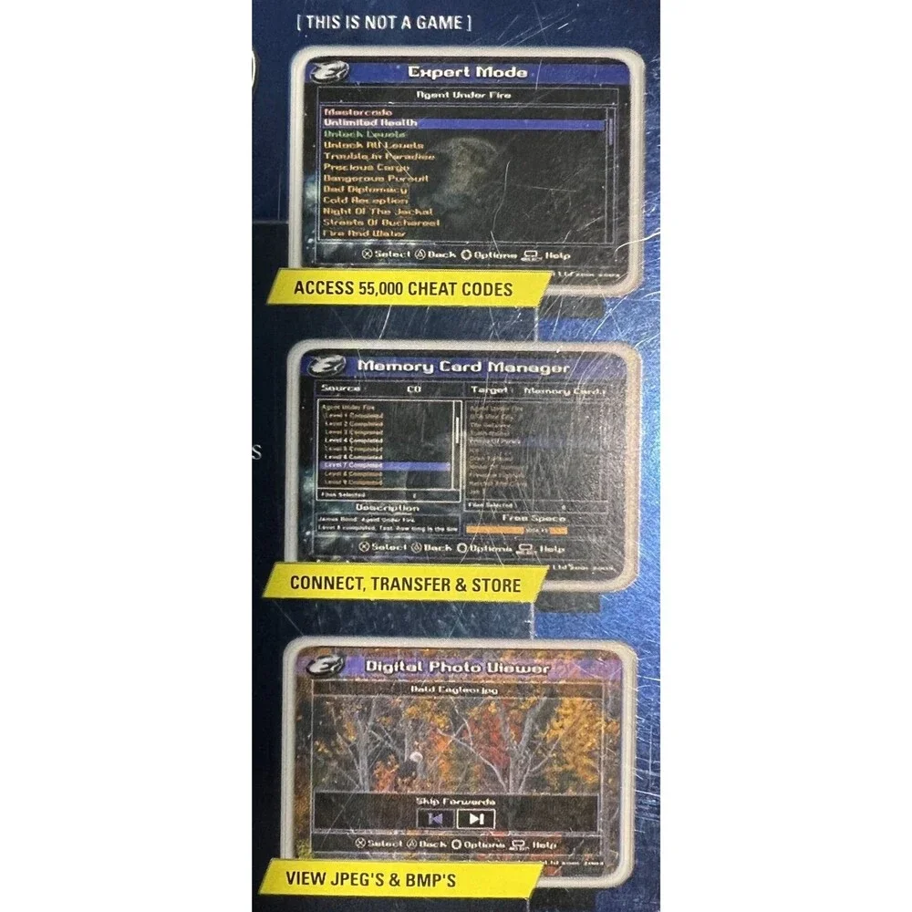 Gameshark 2 - Game Codes with Media Player Software [PS2] 728658000271 * NEW